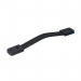 Click to see a larger image of Pack of 10 Strap case handle polycarbonate ends - black - 200mm centre