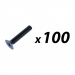 Click to see a larger image of Pack of 100 Screw M5 x 30mm pozi Countersunk (suit 3426/7 handle)