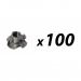 Click to see a larger image of 100 Pack of M5 Tee Nut (teenut)