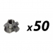 Click to see a larger image of 50 Pack of M5 Tee Nut (teenut)