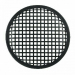 Click to see a larger image of Round Black Metal Mesh Speaker Grille 8 inch