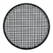 Click to see a larger image of Round Black Metal Mesh Speaker Grille 15 inch