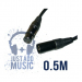 Click to see a larger image of JAM 0.5m Balanced XLR Mic Cable / Signal Lead