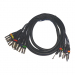 Click to see a larger image of 8 Way Balanced Multicore TRS Jack > Male XLR Loom 3m