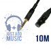 Click to see a larger image of JAM 10m XLR Female to Gold Plated 6.35mm Balanced TRS Jack