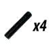 Click to see a larger image of 4 Pack of Compression Driver Stud Bolt M6 x 30mm Black Steel