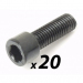 Click to see a larger image of 20 Pack of Tuff Cab M8 x 30 Socket Head Cap Screw