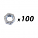 Click to see a larger image of Pack of 100 Tuff Cab M5 Hex Full Nut