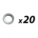 Click to see a larger image of Pack of 20 Tuff Cab M5 Spring Washer