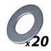 Click to see a larger image of Pack of 20 Tuff Cab M8 Washer Zinc Plated