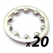 Click to see a larger image of Pack of 20 Tuff Cab M8 Internal Shake Proof Washer