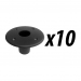 Click to see a larger image of 10 Pack of Tuff Cab Lightweight Nylon Top Hat Loudspeaker Mounting Adaptor